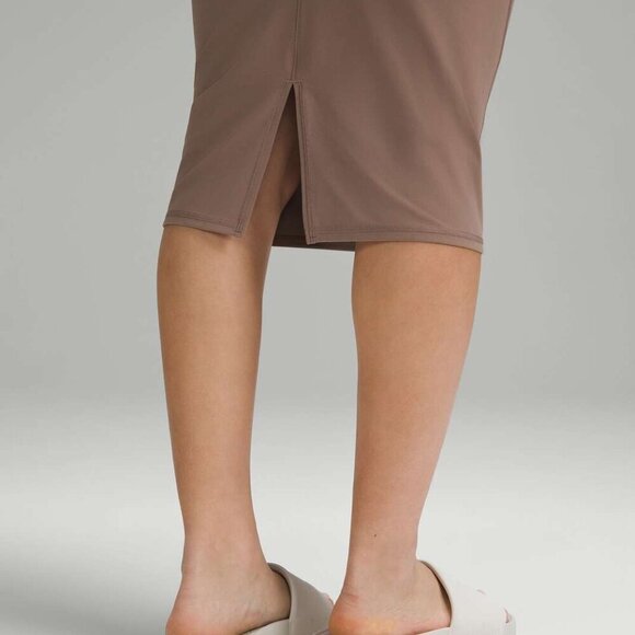 NWT Lululemon Nulu Slim-Fit High-Rise Skirt Taupetastic Size 4 - Picture 5 of 7